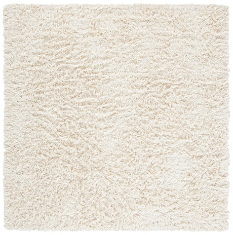 Safavieh Shag 6'-0" x 6'-0" Rug in Ivory