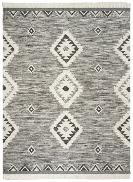 Safavieh Kenya 10'-0" x 14'-0" Rug in Black / Ivory