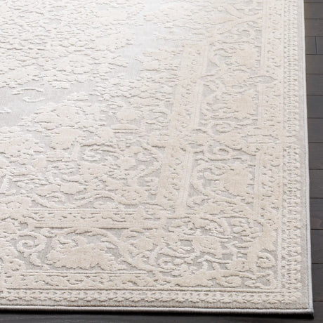 Safavieh Reflection 4'-0" x 6'-0" Rug in Light Grey / Cream