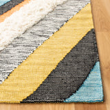 Safavieh Kenya 4'-0" x 6'-0" Rug in Black / Ivory