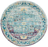 Safavieh Crystal 5'-0" x 5'-0" Rug in Teal / Purple
