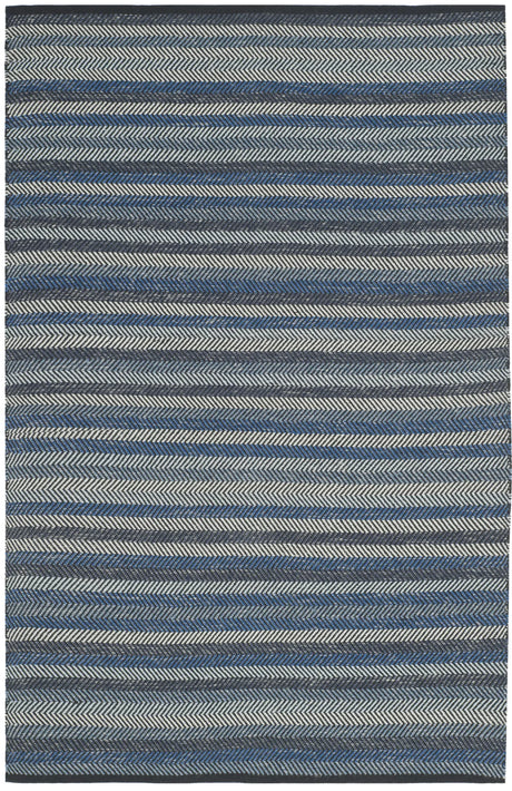 Safavieh Striped Kilim 4'-0" x 6'-0" Rug in Blue