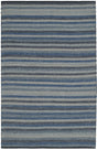 Safavieh Striped Kilim 4'-0" x 6'-0" Rug in Blue