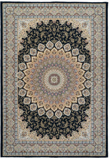 Dynamic Rugs Ancient Garden 57090 Navy Rugs - Rectangular