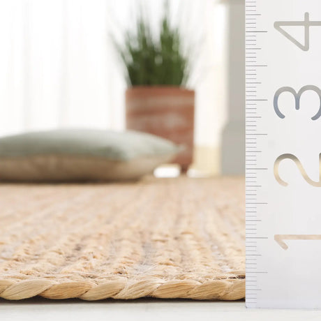 Safavieh Natural Fiber 4'-0" x 6'-0" Rug in Natural / Grey