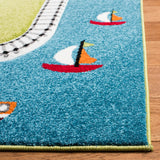 Safavieh Carousel Kids 100 4'-0" x 6'-0" Rug in Green / Ivory