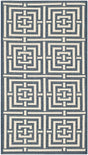 Safavieh Courtyard 2'-0" x 3'-7" Rug in Navy / Beige