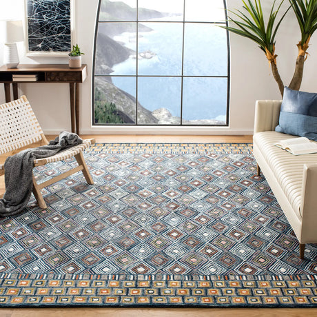 Safavieh Aspen 6'-0" x 9'-0" Rug in Blue / Gold