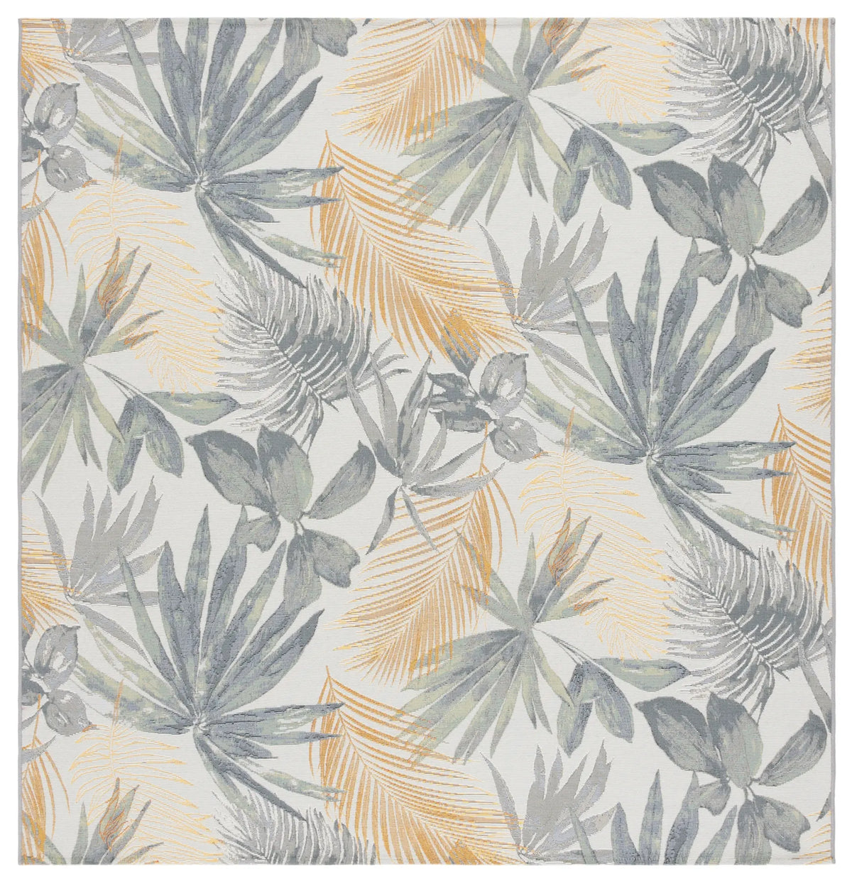 Safavieh Barbados 500 6'-7" x 6'-7" Rug in Ivory / Grey Green