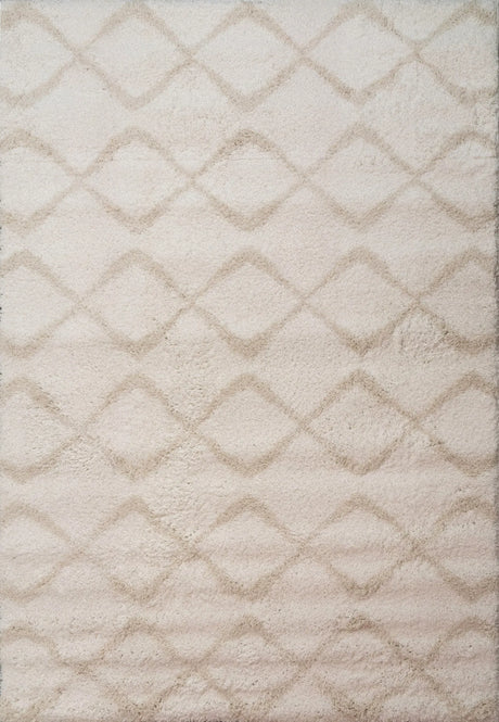 Dynamic Rugs Haven 19590 Power Loomed Modern Ivory/Beige Rug - Rectangular