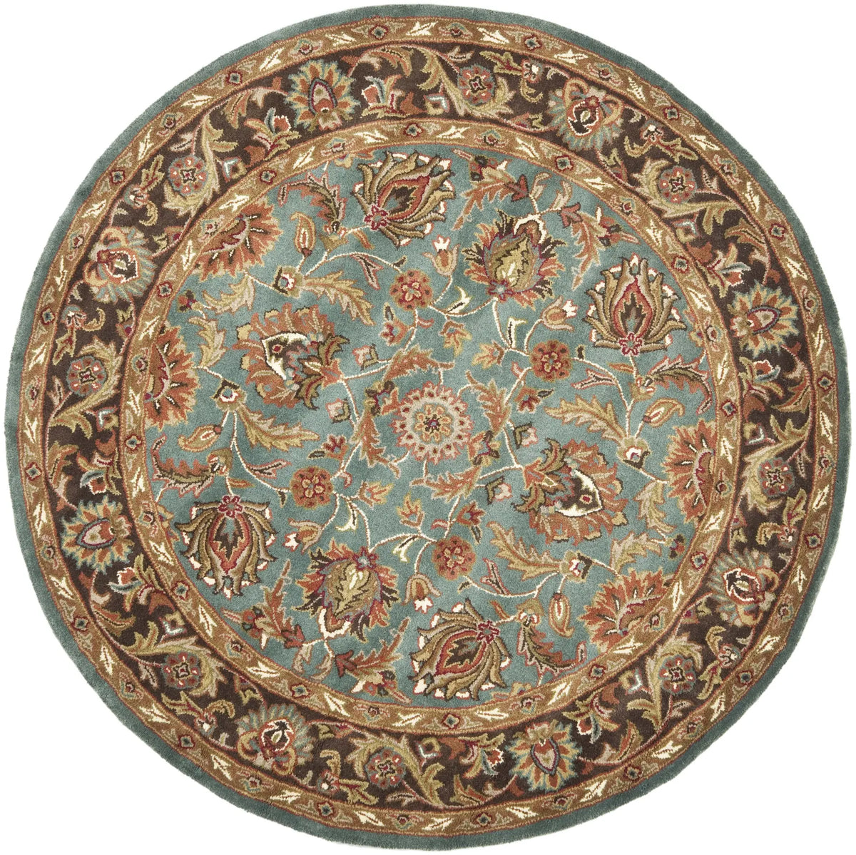 Safavieh Heritage 6'-0" x 6'-0" Rug in Blue / Brown