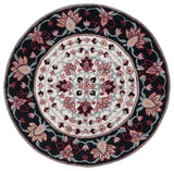Safavieh Bellagio 5'-0" x 5'-0" Rug in Black / Ivory