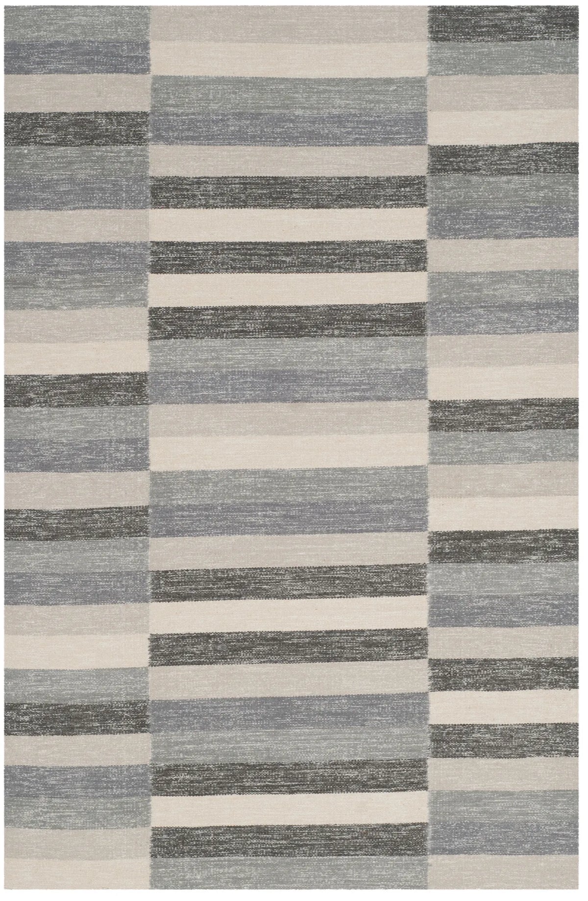 Safavieh Striped Kilim 4'-0" x 6'-0" Rug in Grey