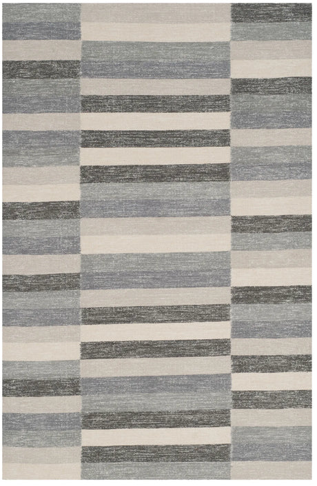 Safavieh Striped Kilim 4'-0" x 6'-0" Rug in Grey