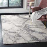 Safavieh Lurex 100 4'-0" x 6'-0" Rug in Ivory / Grey