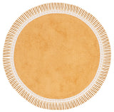 Safavieh Easy Care 3'-0" x 3'-0" Rug in Yellow / Ivory