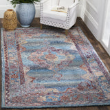 Safavieh Vintage Oushak 5'-0" x 8'-0" Rug in Blue