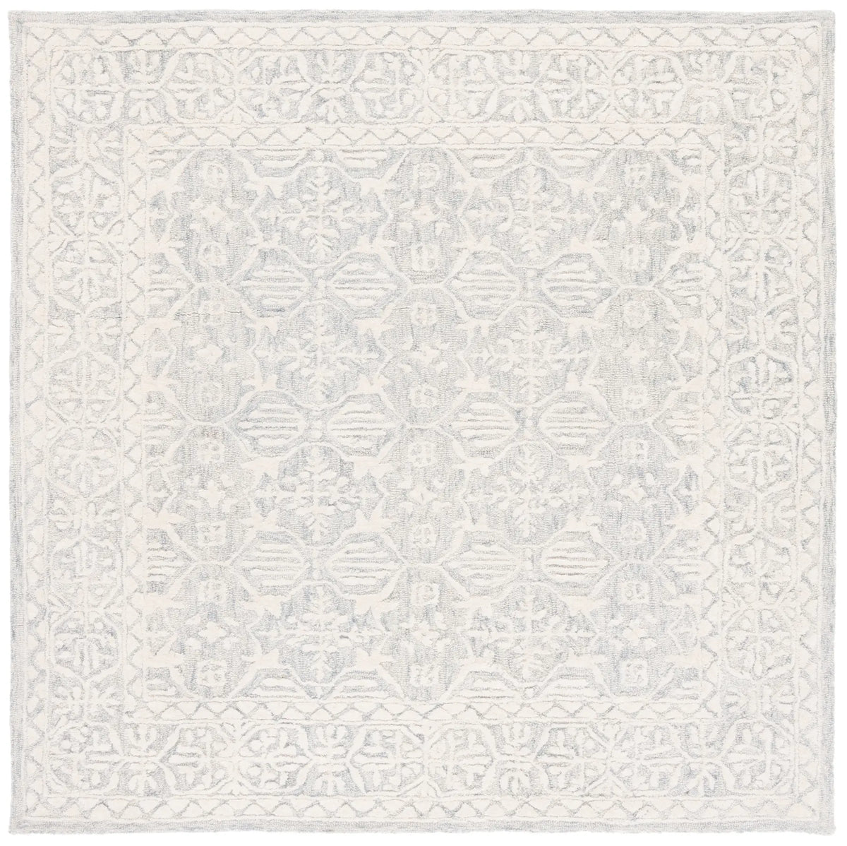 Safavieh Metro 6'-0" x 6'-0" Rug in Light Grey / Ivory