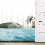 Safavieh Rainbow Shag 4'-0" x 6'-0" Rug in Aqua