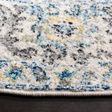 Safavieh Madison 10'-0" x 10'-0" Rug in Turquoise / Ivory