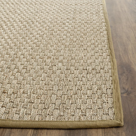 Safavieh Natural Fiber 2'-6" x 10'-0" Rug in Natural / Olive