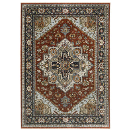Oriental Weavers Sphinx Aberdeen 1144R Red/ Blue Rugs - main flat