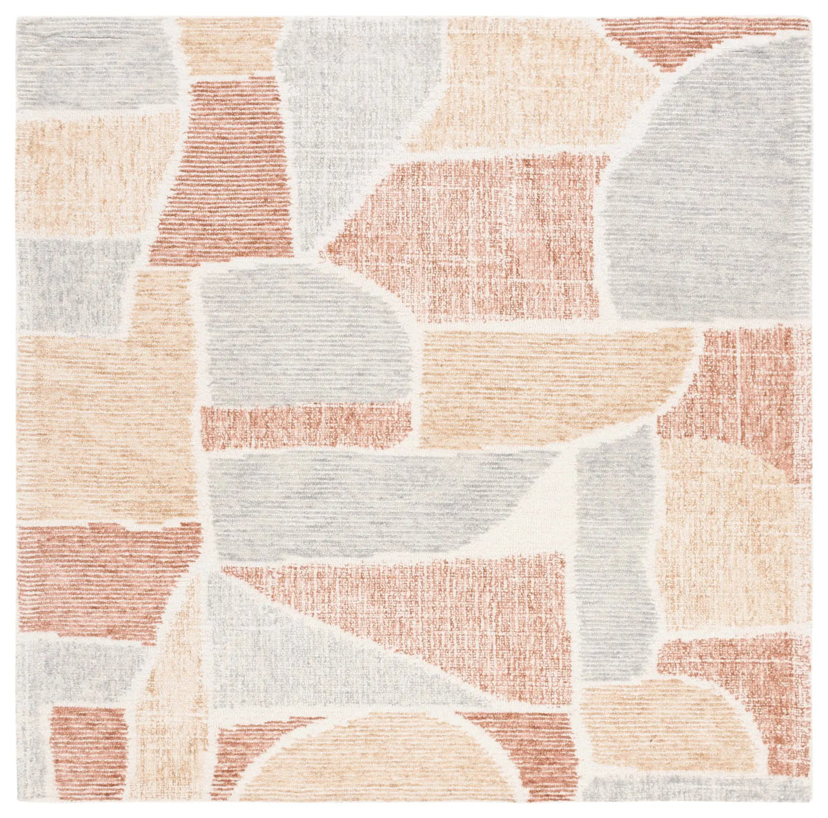 Safavieh Metro 6'-0" x 6'-0" Rug in Taupe / Grey