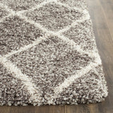 Safavieh Hudson Shag 2'-3" x 10'-0" Rug in Grey / Ivory