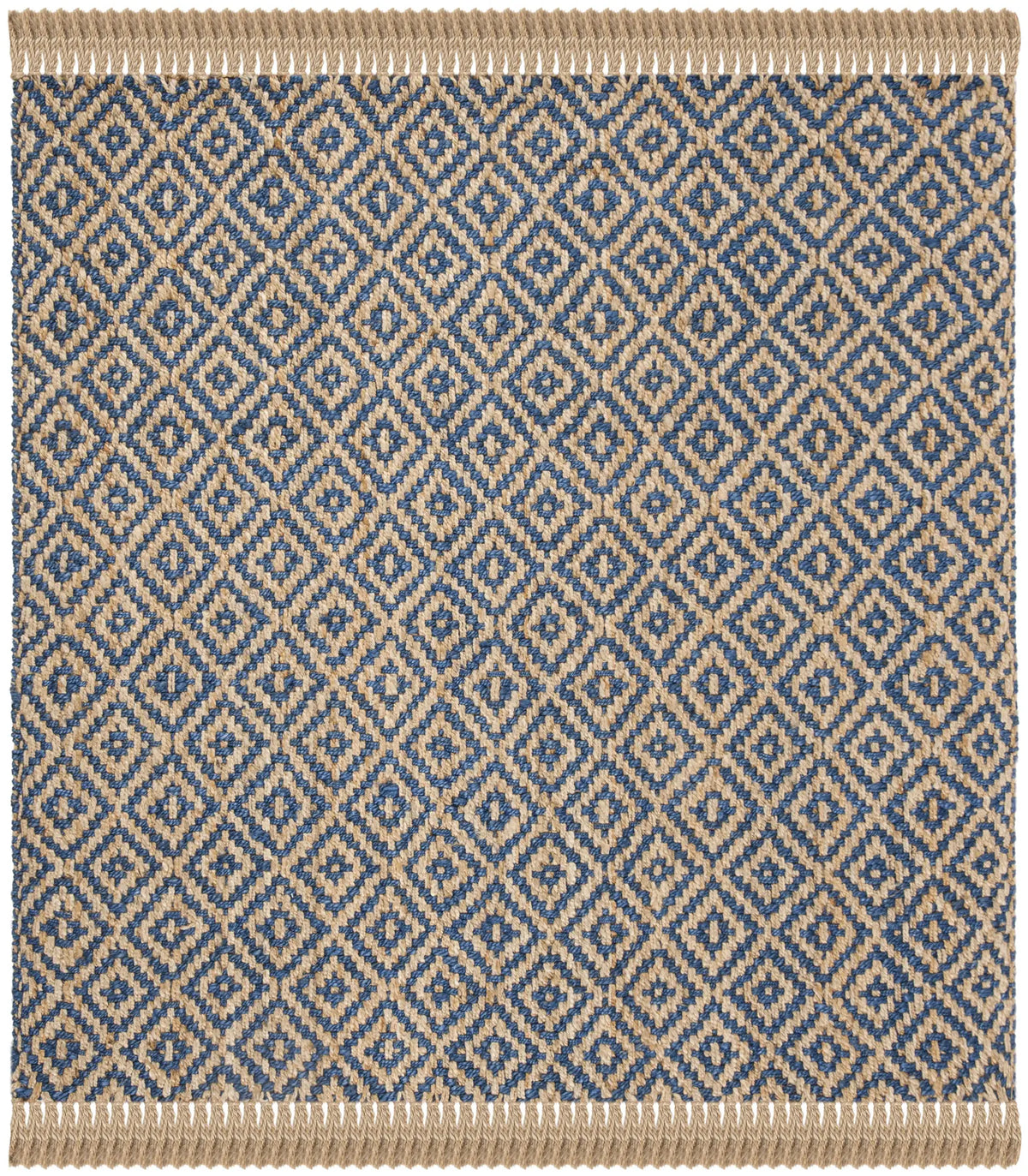 Safavieh Natural Fiber 6'-0" x 6'-0" Rug in Tropical Blue / Natural
