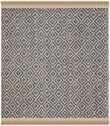 Safavieh Natural Fiber 6'-0" x 6'-0" Rug in Tropical Blue / Natural