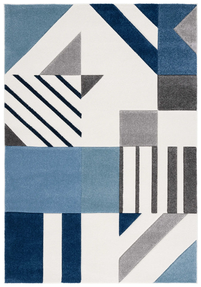 Safavieh Hollywood 4'-0" x 6'-0" Rug in Ivory / Blue