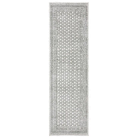 Oriental Weavers Montecito 094W8 White/ Grey Rug - runner