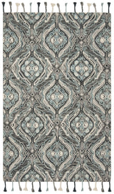 Safavieh Suzani 5'-0" x 8'-0" Rug in Grey / Light Blue