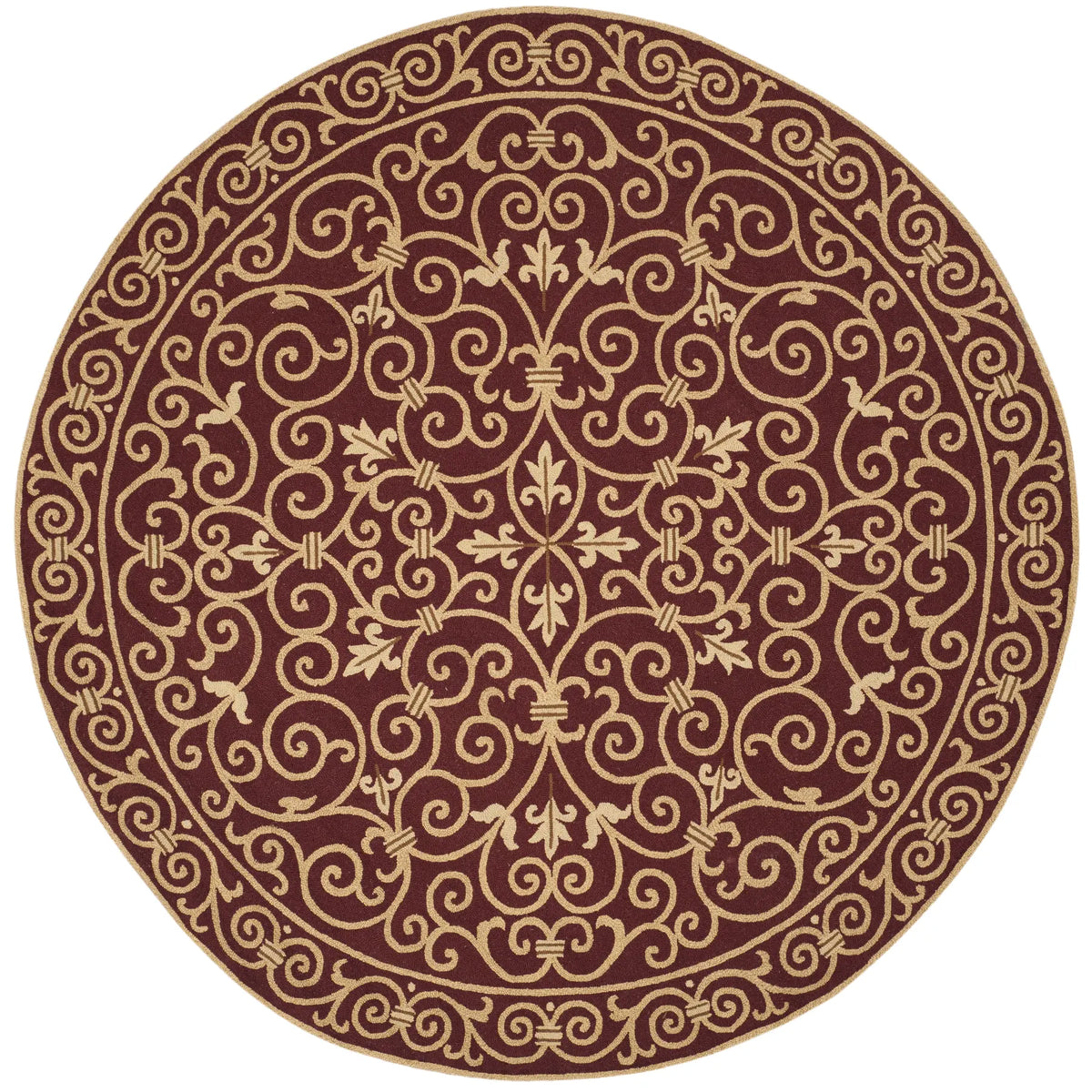 Safavieh Chelsea 8'-0" x 8'-0" Rug in Burgundy