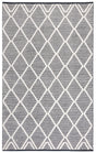 Safavieh Natura 4'-0" x 6'-0" Rug in Black / Ivory