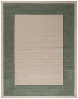 Safavieh Courtyard 10'-0" x 14'-0" Rug in Beige / Dark Green