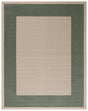 Safavieh Courtyard 10'-0" x 14'-0" Rug in Beige / Dark Green