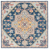 Safavieh Metro 6'-0" x 6'-0" Rug in Navy / Beige