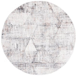 Safavieh Shivan 100 6'-7" x 6'-7" Rug in Ivory / Grey