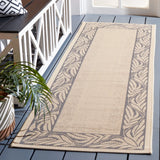 Safavieh Courtyard 2'-3" x 6'-7" Rug in Sand / Grey