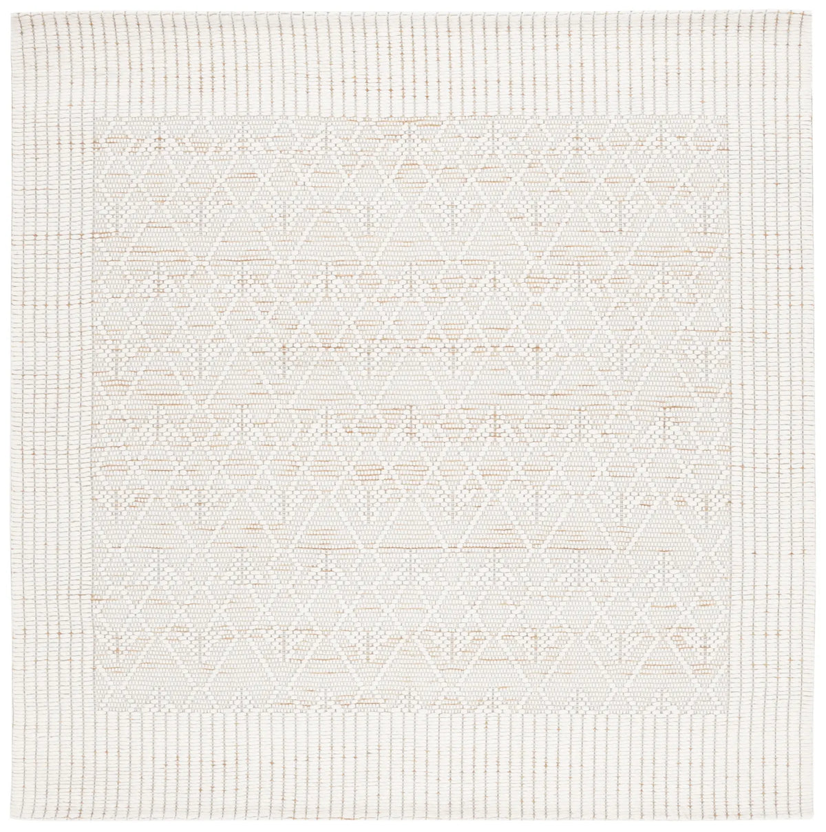 Safavieh Marbella 6'-0" x 6'-0" Rug in Ivory / Brown