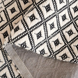 Safavieh Marbella 4'-0" x 6'-0" Rug in Black / Ivory