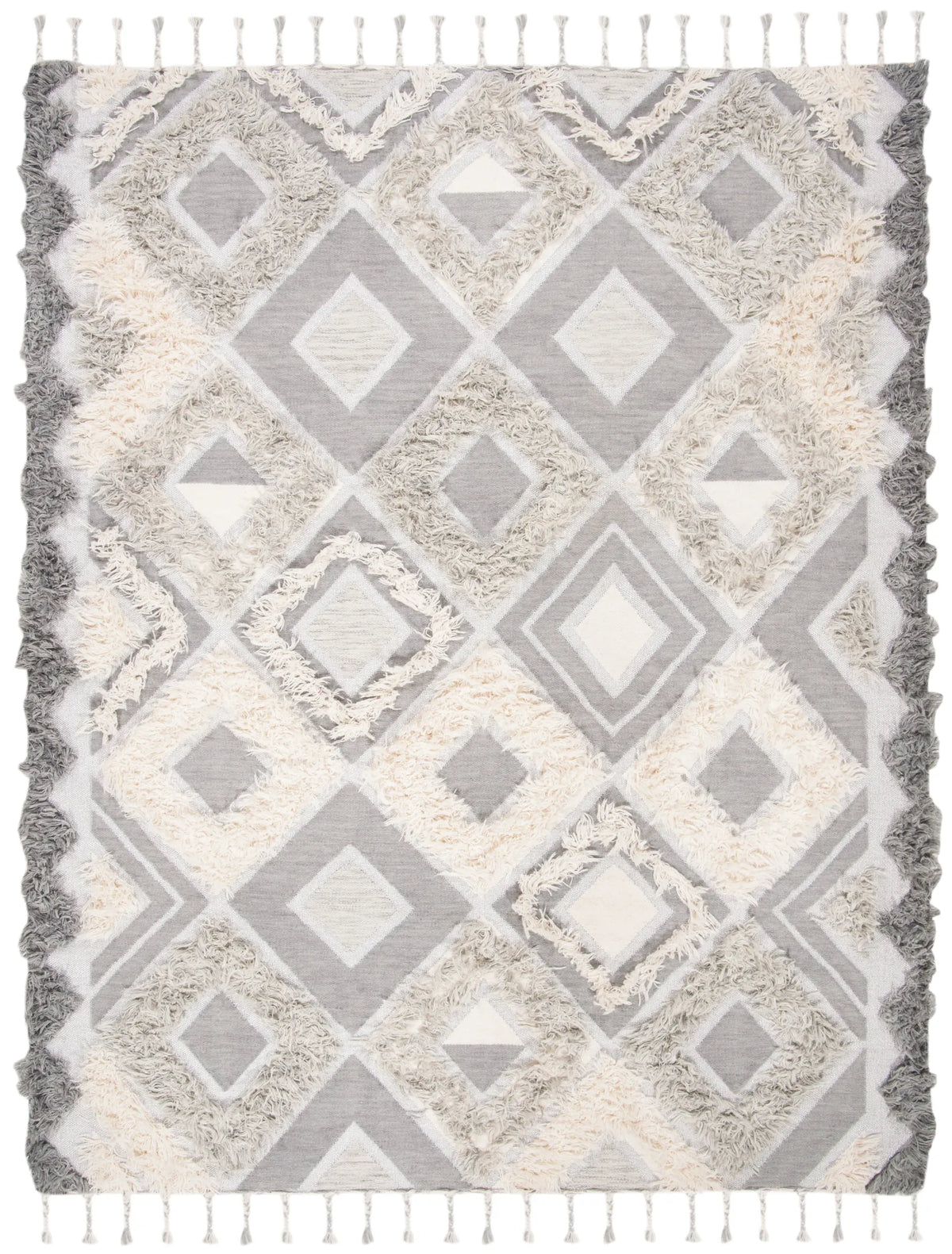 Safavieh Kenya 8'-0" x 10'-0" Rug in Grey / Ivory