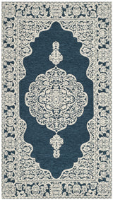 Safavieh Marbella 2'-3" x 4'-0" Rug in Dark Blue / Ivory