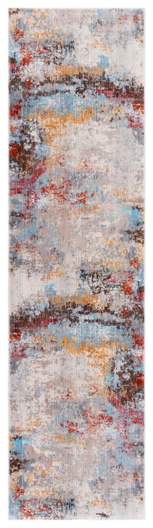Safavieh Vintage Persian 2'-2" x 8'-0" Rug in Grey / Multi