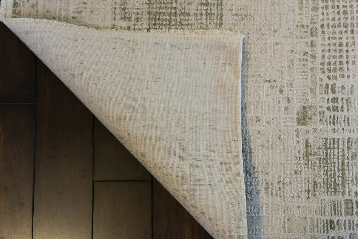 Dynamic Rugs Canyon 15471 Power Loomed Modern Grey/Dark Grey Rug - Corner