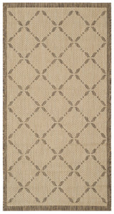 Safavieh Martha Stewart 2'-7" x 5'-0" Rug in Creme / Brown
