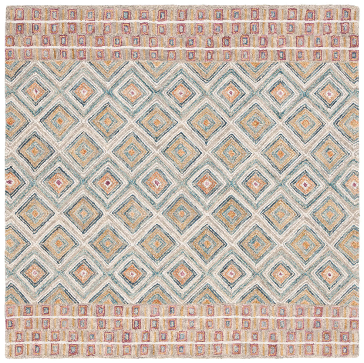 Safavieh Aspen 6'-0" x 6'-0" Rug in Green / Red