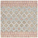 Safavieh Aspen 6'-0" x 6'-0" Rug in Green / Red