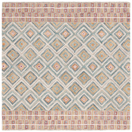 Safavieh Aspen 6'-0" x 6'-0" Rug in Green / Red